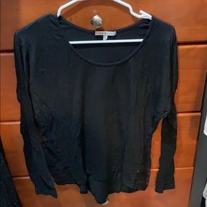 Red Haute black long sleeve with lace